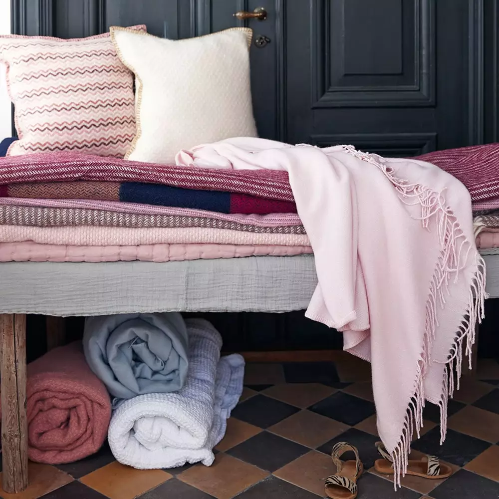 Klippan Yllefabrik Ralph Wolldecke, Elfenbein 5 Klippan Yllefabrik Ralph Wolldecke, Elfenbein – Bild 3