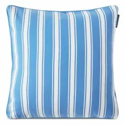 Lexington All Over Striped Kissenbezug, 50x50 Cm, Blau