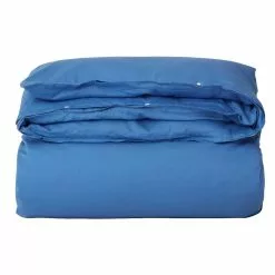Lexington Washed Cotton Bettdeckenbezug 220x220c Cm, Blau