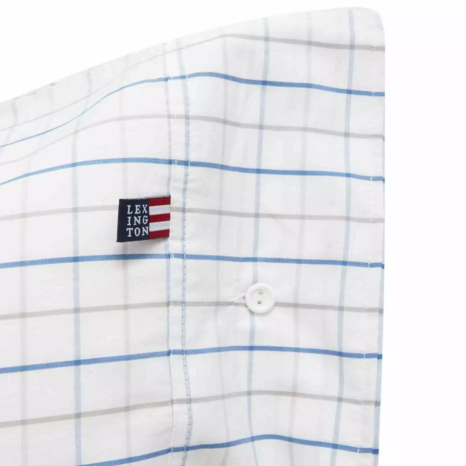 Lexington Checked Cotton Poplin Kissenbezug, 50x60 Cm 4 Lexington Checked Cotton Poplin Kissenbezug, 50x60 Cm – Bild 2