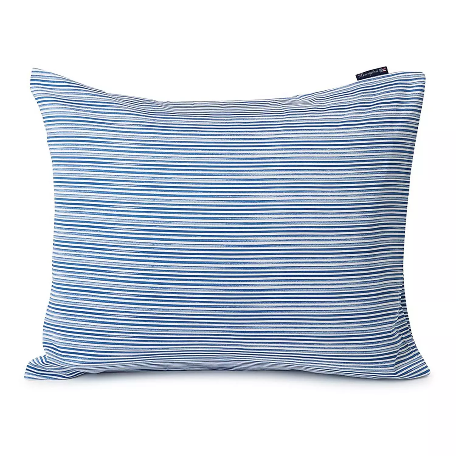 Lexington Striped Organic Cotton Sateen Kissenbezug Blau, 50x60 Cm 3 Lexington Striped Organic Cotton Sateen Kissenbezug Blau, 50x60 Cm