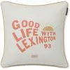 Lexington Good Life Printed Cotton Canvas Kissen, 50x50 Cm