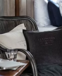 Lexington Hotel Velvet Embroidery Kissenbezug 50x50 Cm, Dunkelgrau -Home-Verkäufe 2023 lexington hotel velvet embroidery kissenbezug 50x50 cm 6