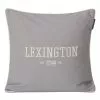 Lexington Logo Organic Kissenbezug 50x50 Cm, Grau -Home-Verkäufe 2023 lexington logo organic cotton twill pillow cover 4