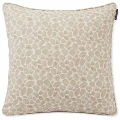 Lexington Printed Giraffe Kissenbezug 50x50 Cm, Weiß / Hellbeige