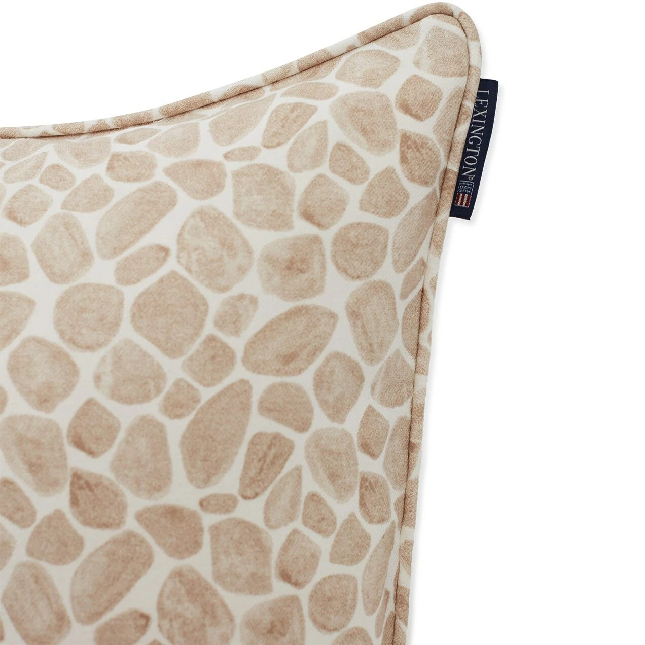 Lexington Printed Giraffe Kissenbezug 50x50 Cm, Weiß / Hellbeige 4 Lexington Printed Giraffe Kissenbezug 50x50 Cm, Weiß / Hellbeige – Bild 2