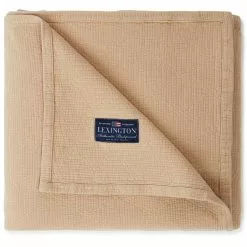 Lexington Quilted Jacquard Tagesdecke Beige, 260x240 Cm