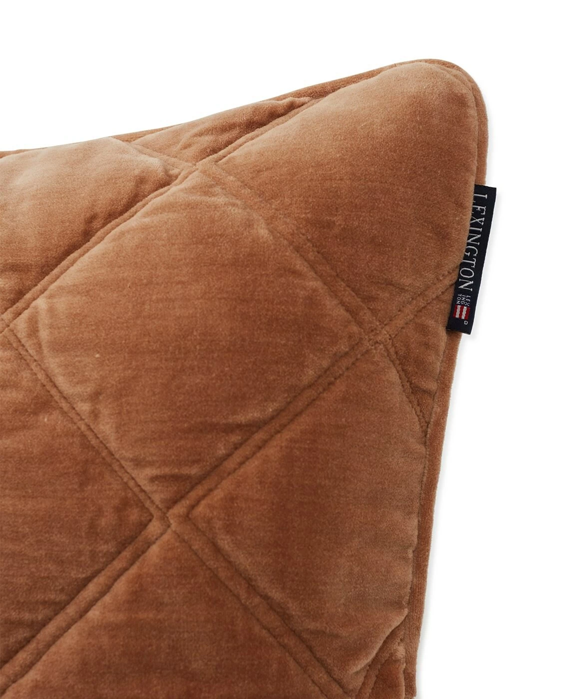 Lexington Quilted Kissenbezug 50x50 Cm, Dunkelbeige 4 Lexington Quilted Kissenbezug 50x50 Cm, Dunkelbeige – Bild 2