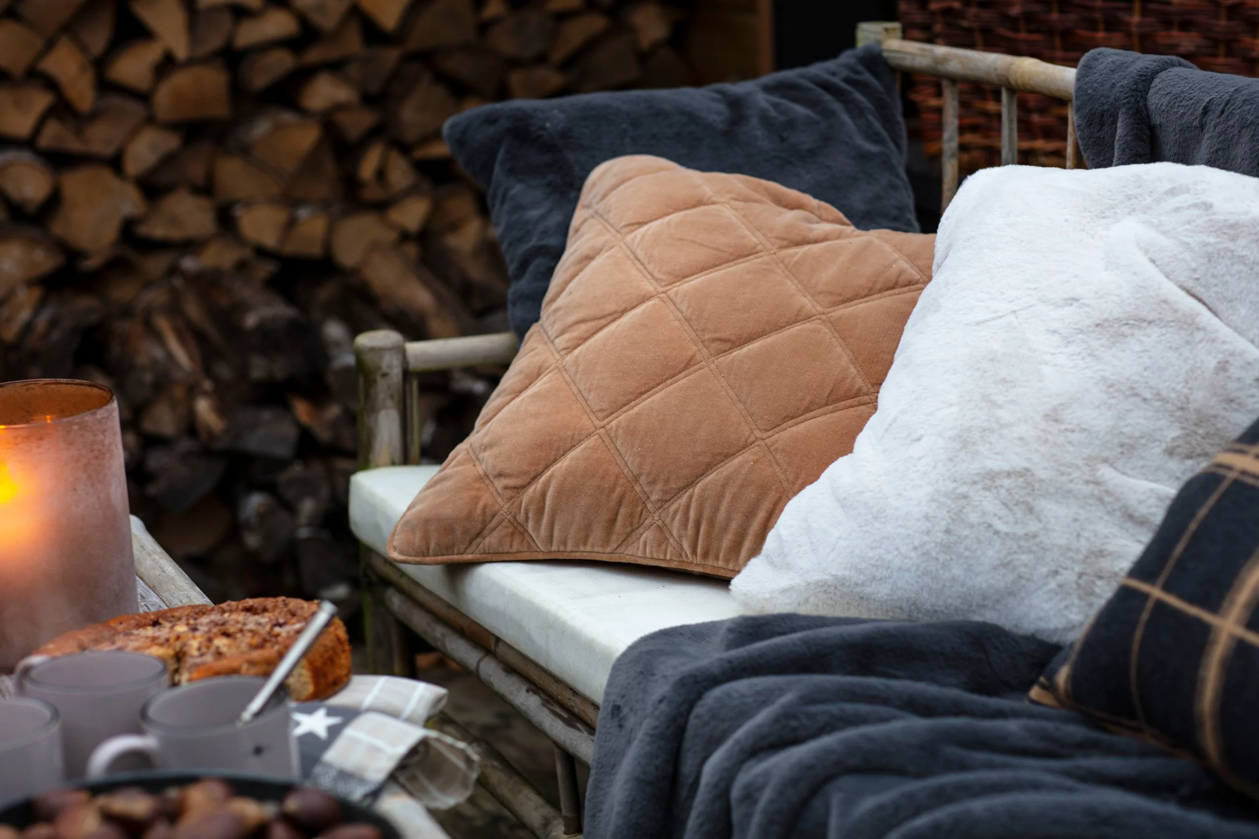 Lexington Quilted Kissenbezug 50x50 Cm, Dunkelbeige 7 Lexington Quilted Kissenbezug 50x50 Cm, Dunkelbeige – Bild 5