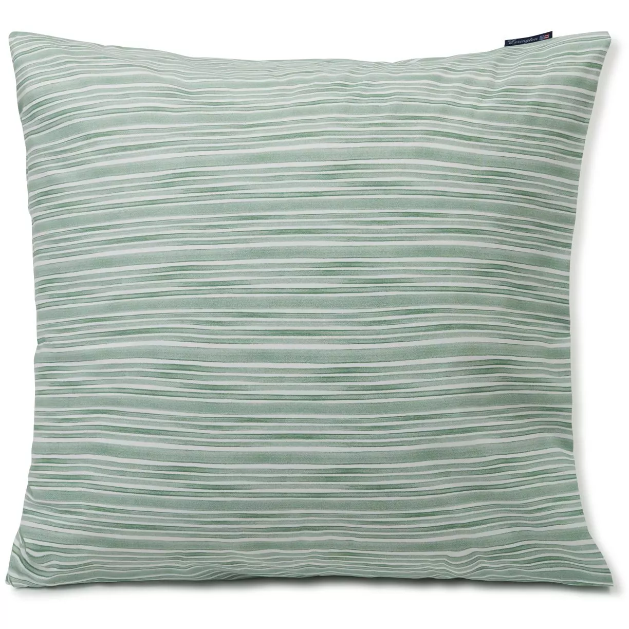 Lexington Striped Cotton Poplin Kissenbezug 65x65 Cm, Grün / Weiß 3 Lexington Striped Cotton Poplin Kissenbezug 65x65 Cm, Grün / Weiß