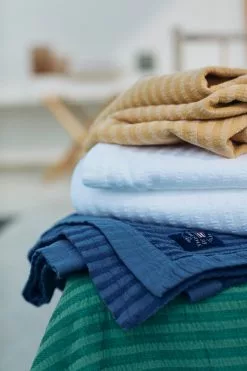 Lexington Striped Cotton/Viscose Tagesdecke 160x240 Cm, Oat -Home-Verkäufe 2023 lexington striped cotton viscose tagesdecke 0