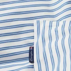 Lexington Striped Cotton Poplin Bettdeckenbezug Blau/Weiß, 220x220 Cm -Home-Verkäufe 2023 lexington white blue striped cotton poplin duvet cover 2