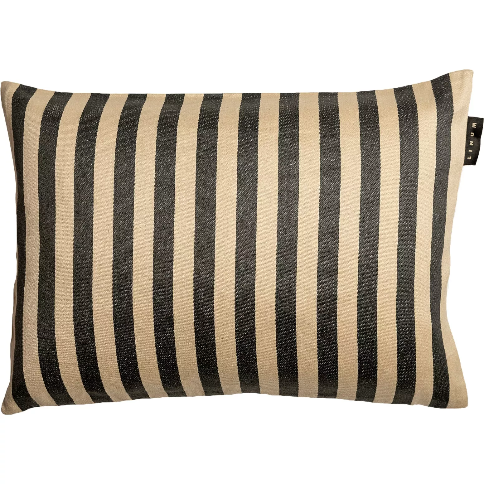 Linum Amalfi Kissenbezug 35x50 Cm, Dark Charcoal Grey 3 Linum Amalfi Kissenbezug 35x50 Cm, Dark Charcoal Grey