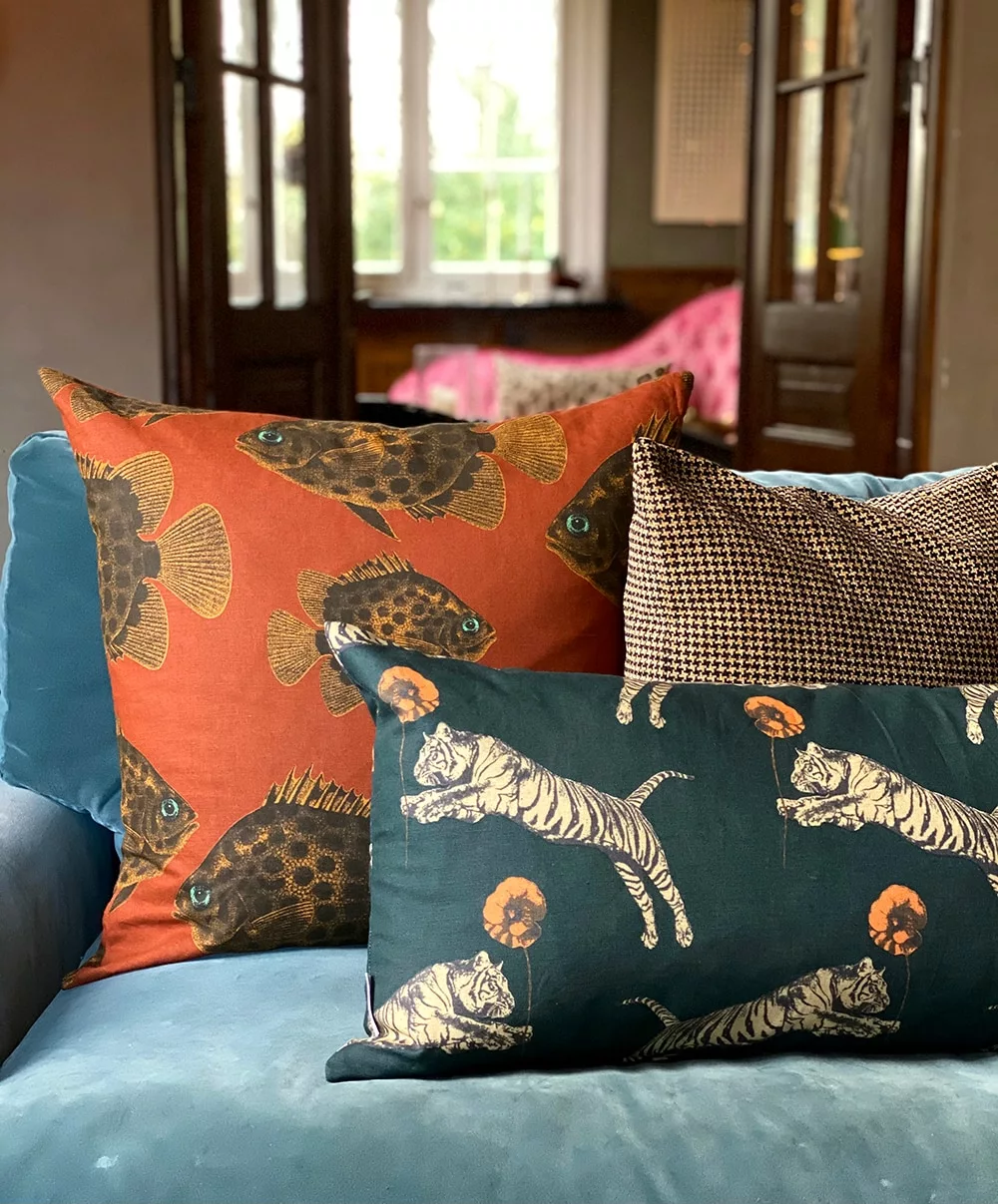 Lisa Bengtsson Håkan Kissenbezug Baumwolle / Leinen 50x50 Cm 5 Lisa Bengtsson Håkan Kissenbezug Baumwolle / Leinen 50x50 Cm – Bild 3