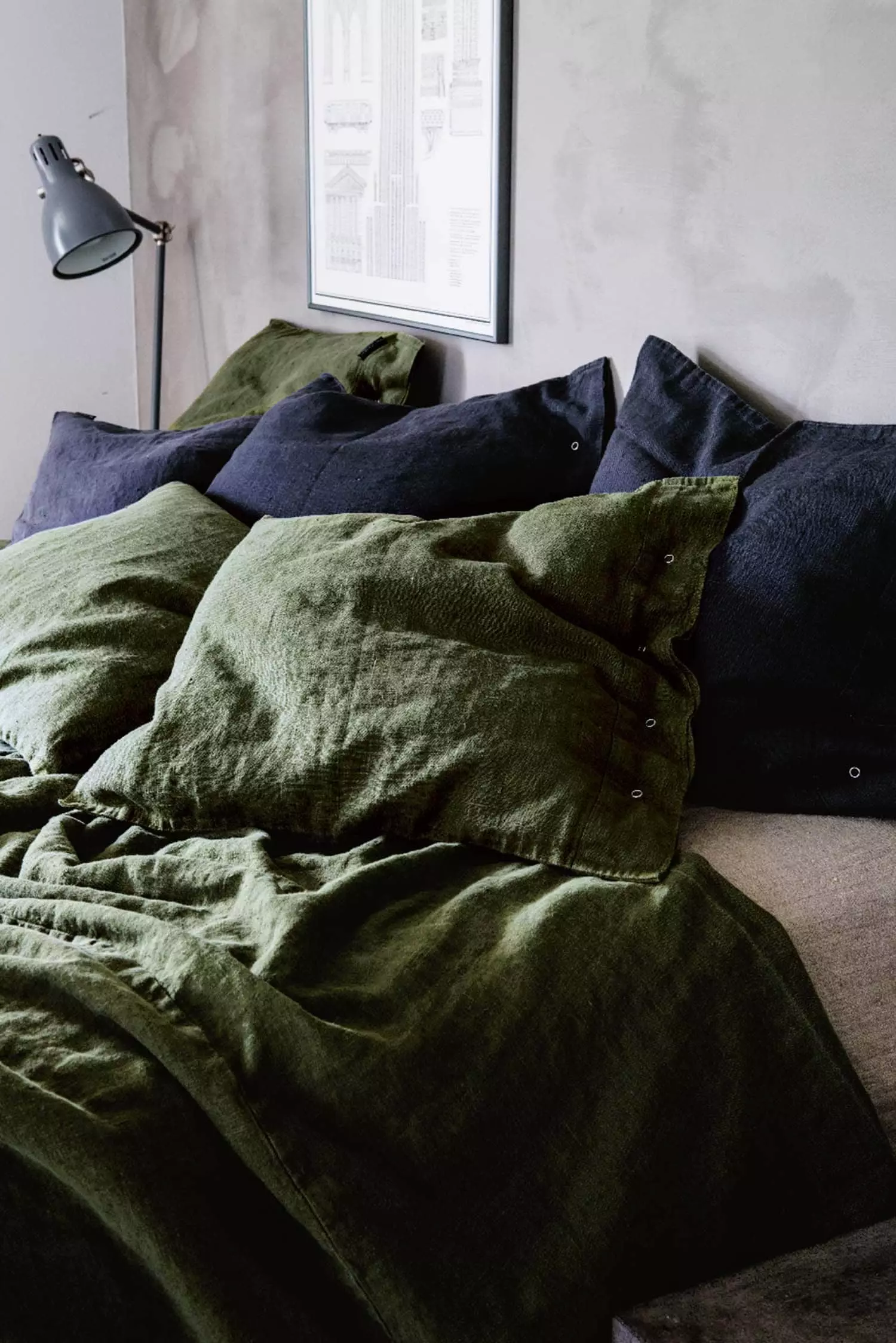 Lovely Linen Lovely Bettdeckenbezug 150x210 Cm, Jeep Green 4 Lovely Linen Lovely Bettdeckenbezug 150x210 Cm, Jeep Green – Bild 2