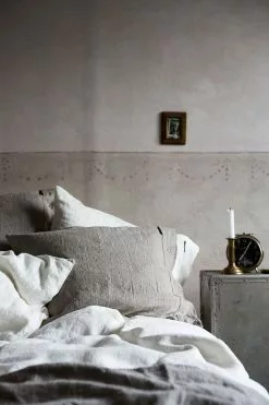 Lovely Linen Lovely Kissenbezug 80x80 Cm, Natural Beige -Home-Verkäufe 2023 lovely linen lovely pillow case 50x60 jeep green 13