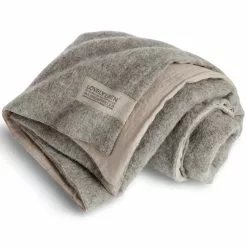 Lovely Linen Lovely Wolldecke 140x220 Cm, Natural Beige