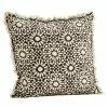 Madam Stoltz Kissenbezug Mit Fransen 50x50 Cm, Schwarz / Altweiß -Home-Verkäufe 2023 madam stoltz cushion cover with fringes 50x50 cm 20