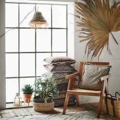 Madam Stoltz Kissenbezug Mit Fransen 50x50 Cm, Sandfarben / Olive 7 Madam Stoltz Kissenbezug Mit Fransen 50x50 Cm, Sandfarben / Olive -Home-Verkäufe 2023 madam stoltz cushion cover with fringes 50x50 cm 5