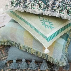 Madam Stoltz Handgewebter Kissenbezug 60x60 Cm, Grün -Home-Verkäufe 2023 madam stoltz handgewebter kissenbezug 50x50 cm 13