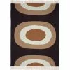 Marimekko Melooni Decke 130x170 Cm, Braun / Off-white / Dunkelblau
