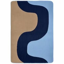 Marimekko Seireeni Tagesdecke 160x234 Cm, Hellblau/Dunkelblau / Beige -Home-Verkäufe 2023 marimekko seireeni bed spread 260x234cm 4