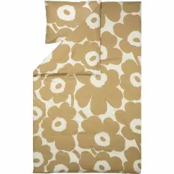 Marimekko Unikko Bettdeckenbezug Cotton / Beige, 240x220 Cm
