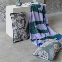 Mette Ditmer Atelier Kissen 30x50 Cm, Green Flower / Sand -Home-Verkäufe 2023 mette ditmer atelier 4