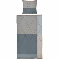 Mette Ditmer Linea Bettwäscheset Grau, 200x220 Cm