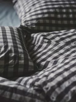 Mille Notti Casella Kissenbezug 60x80 Cm, Elfenbein/Dunkelgrau -Home-Verkäufe 2023 mille notti casella orngott darkgrey ivory 9