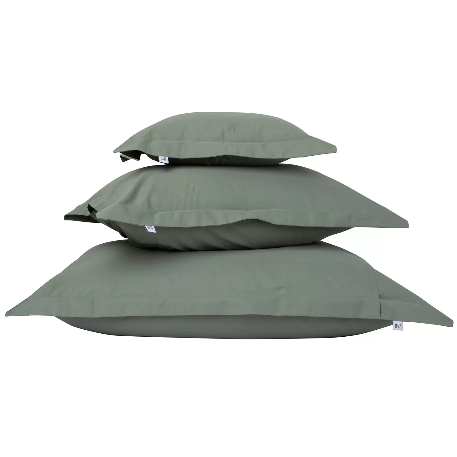 Mille Notti Satina Kissenbezug Grün, 50x60 Cm 4 Mille Notti Satina Kissenbezug Grün, 50x60 Cm – Bild 2