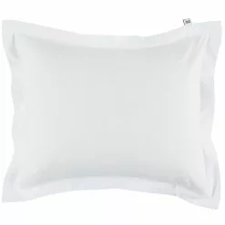 Mille Notti Satina Kissenbezug Öko Weiß, 50x160 Cm