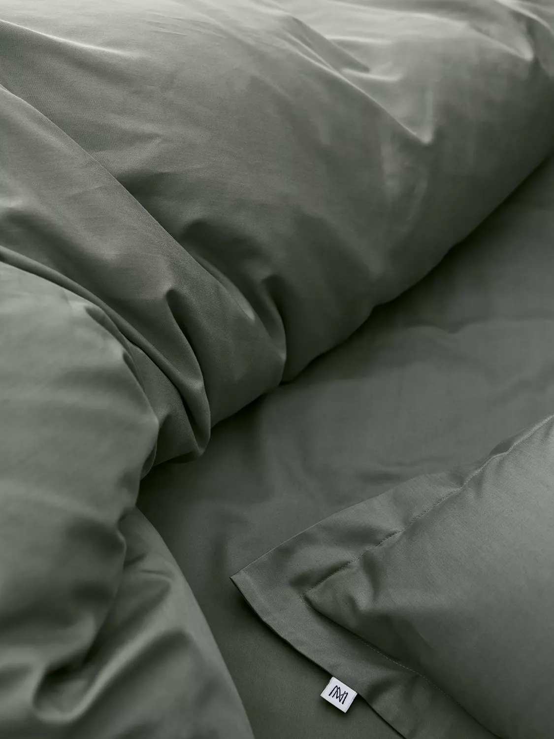 Mille Notti Satina Bettbezug Grün, 140x200 Cm 4 Mille Notti Satina Bettbezug Grün, 140x200 Cm – Bild 2