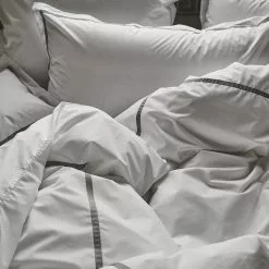 Mille Notti Singolo Bettdeckenbezug Öko Grau, 150x210 Cm -Home-Verkäufe 2023 mille notti singolo bettdeckenbezug oko grau 2 1