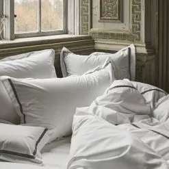 Mille Notti Singolo Kissenbezug Öko Grau, 50x60 Cm -Home-Verkäufe 2023 mille notti singolo kissenbezug oko grau 1