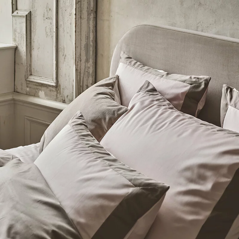 Mille Notti Sobrio Kissenbezug Hell-Pink / Nougat, 50x60 Cm 5 Mille Notti Sobrio Kissenbezug Hell-Pink / Nougat, 50x60 Cm – Bild 3