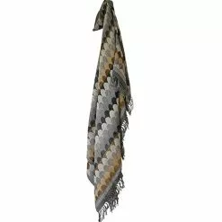 Mimou Nagano Tuch, 130x170 Cm, Multi/Grauy