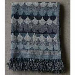 Mimou Nagano Plaid 130x170 Cm, Multi / Denim Blue