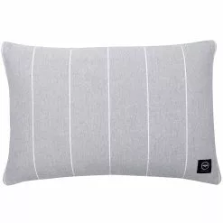 Recycled By Wille Kuddfodral Alma 40x60 Grå/vit M Piping Kissenbezug 40x60 Cm Grau