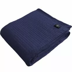 Recycled By Wille Gunnar Tagesdecke 150x260 Cm, Marin