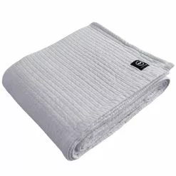 Recycled By Wille Gunnar Tagesdecke 260x260 Cm, Grau