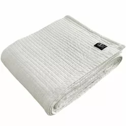 Recycled By Wille Gunnar Tagesdecke 260x260 Cm, Beige