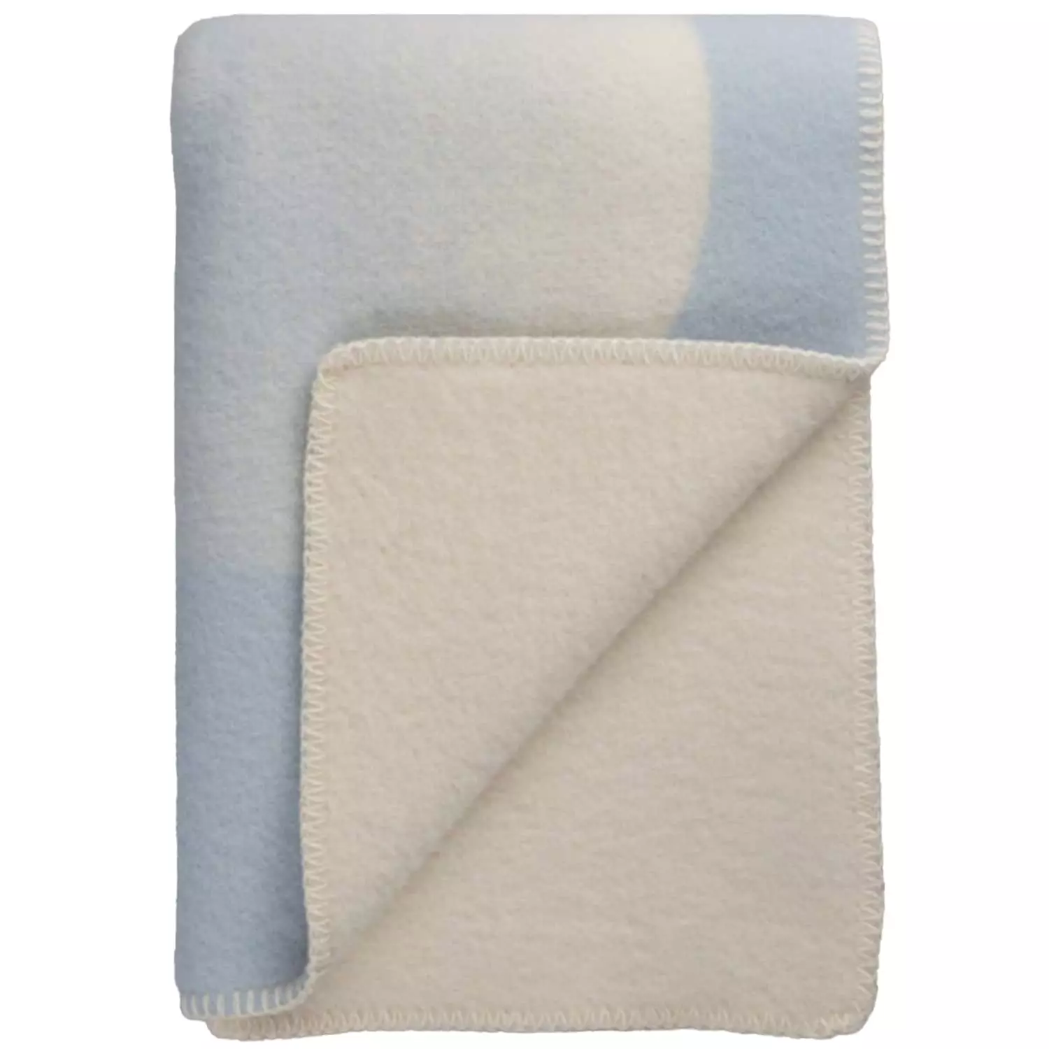 Røros Tweed MOON Wolldecke 135x200 Cm, Crescent Blue 3 Røros Tweed MOON Wolldecke 135x200 Cm, Crescent Blue