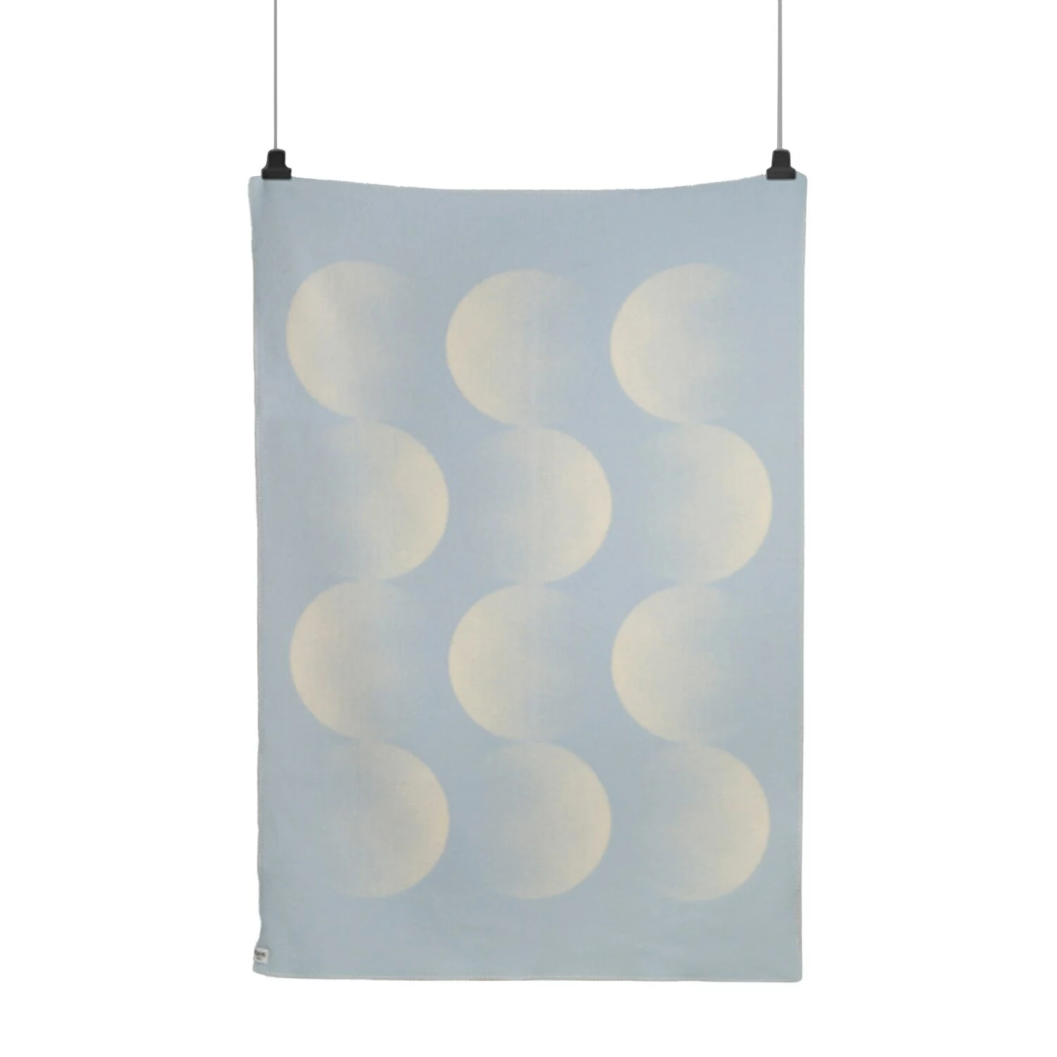 Røros Tweed MOON Wolldecke 135x200 Cm, Crescent Blue 4 Røros Tweed MOON Wolldecke 135x200 Cm, Crescent Blue – Bild 2