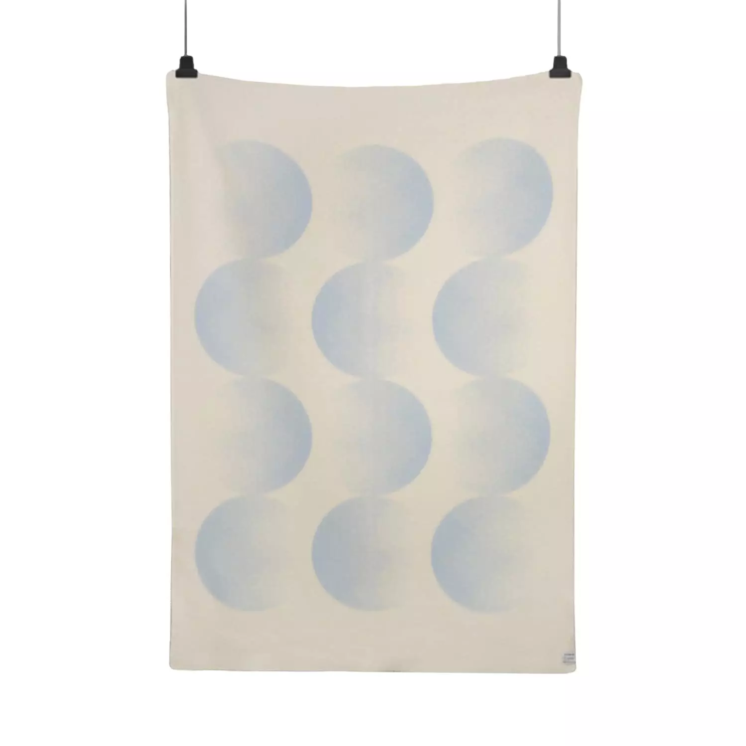 Røros Tweed MOON Wolldecke 135x200 Cm, Crescent Blue 5 Røros Tweed MOON Wolldecke 135x200 Cm, Crescent Blue – Bild 3