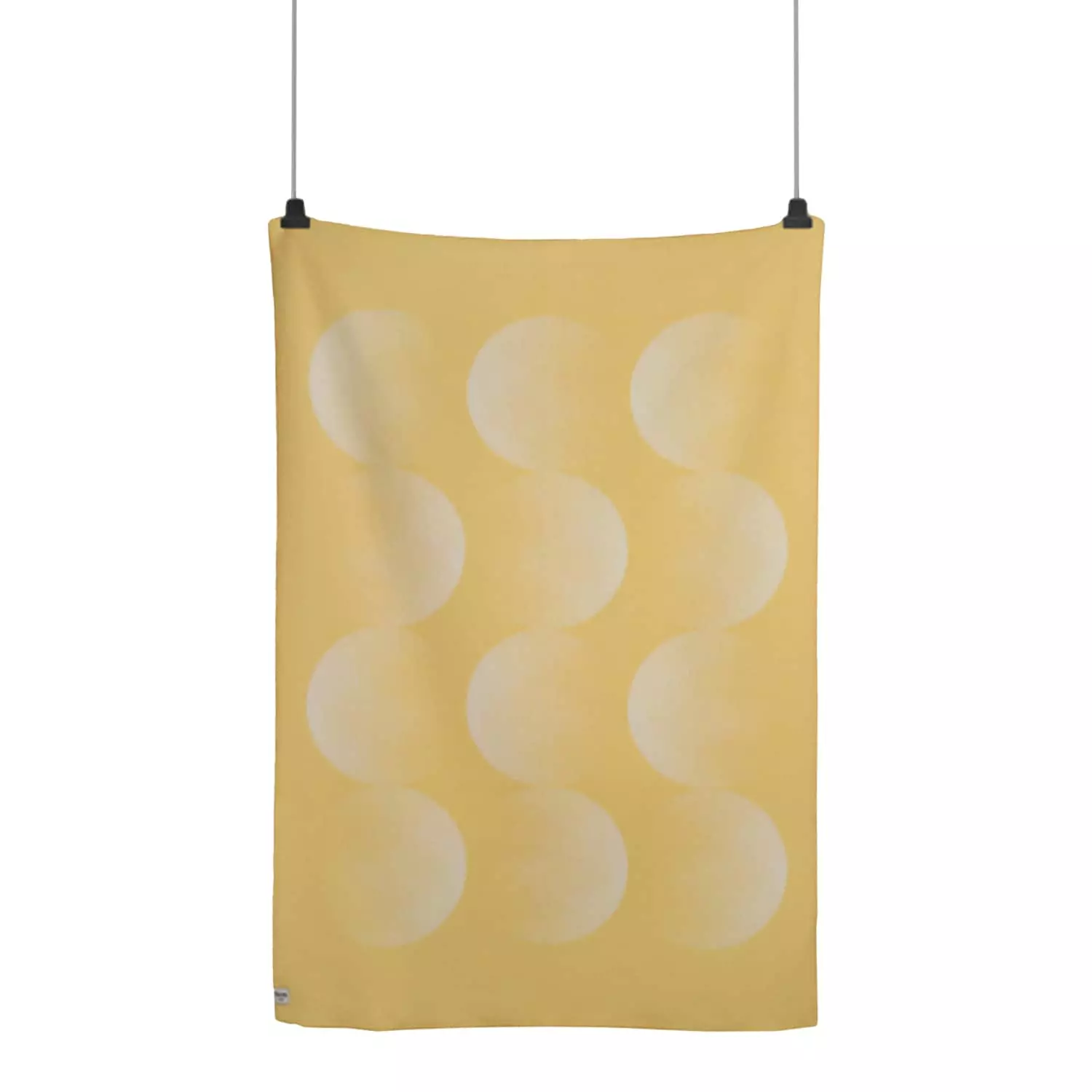 Røros Tweed MOON Wolldecke 135x200 Cm, Yellow Ray 4 Røros Tweed MOON Wolldecke 135x200 Cm, Yellow Ray – Bild 2