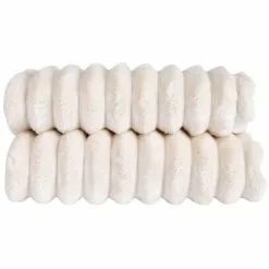 Sagaform Esther Plaid 130x170 Cm, Knochenweiß