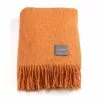 Stackelbergs Mohair Decke Gerollte Franse 130x170 Cm, Orange -Home-Verkäufe 2023 stackelbergs mohair decke gerollte franse 130x170 cm 0