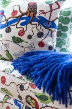 Stackelbergs Mohair Decke Gerollte Franse 130x170 Cm, Indigo -Home-Verkäufe 2023 stackelbergs mohair decke gerollte franse 130x170 cm 27