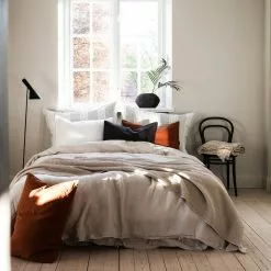 Tell Me More Linen Kissenbezug 50x60 Cm 2-er Set, Bleached White -Home-Verkäufe 2023 tell me more kissenbezug leinen 50x60 cm 2 er set 5